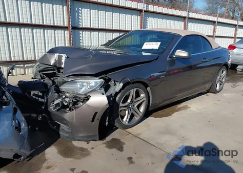 2012 BMW 650I xDrive z USA, uszkodzony, nr VIN WBALZ5C59CC619591